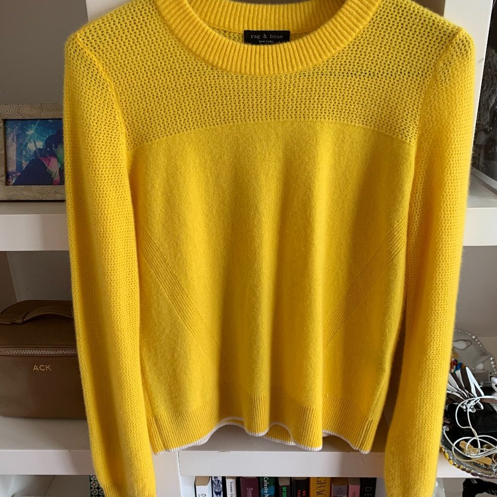 Yellow Cashmere Sweater